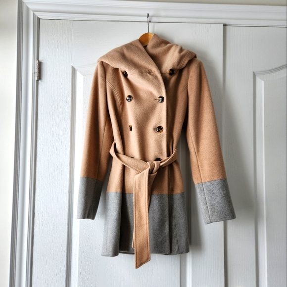 BANANA REPUBLIC FACTORY Two-tone Coat - Picture 1 of 5